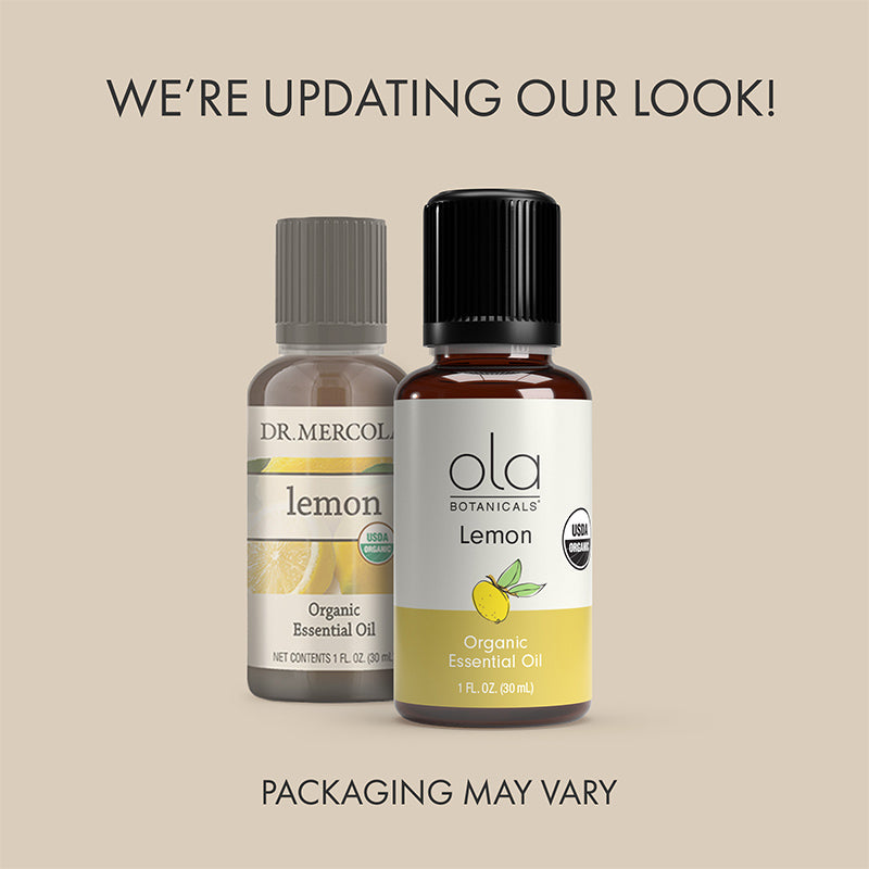 Ola Botanicals Organic Lemon Essential Oil - Brighten Your Day with Ola Botanicals® Organic Lemon Essential Oil: Pure Zest for a Fresh, Uplifting Atmosphere!