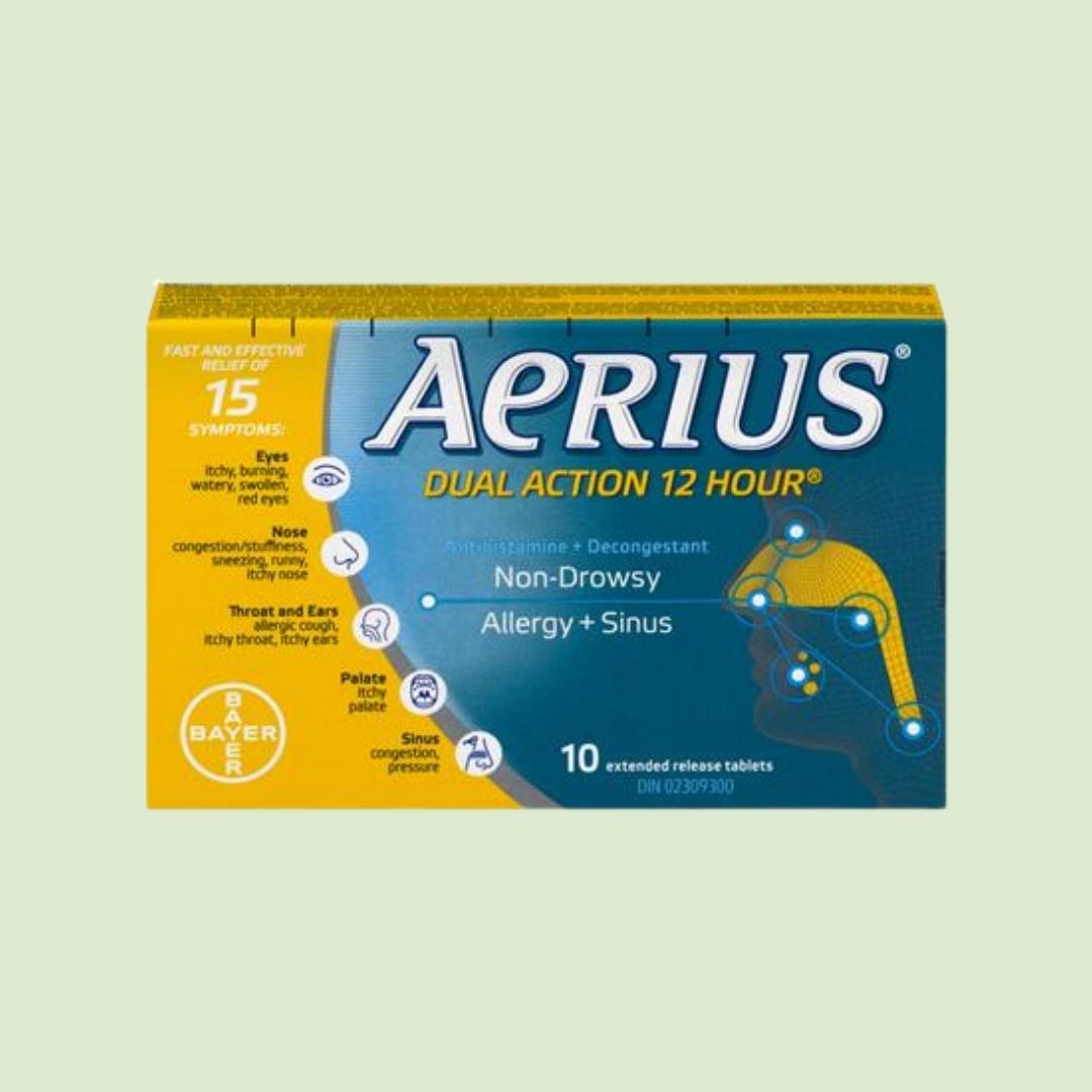 Aerius Dual Action 12 Hour - BiosenseClinic