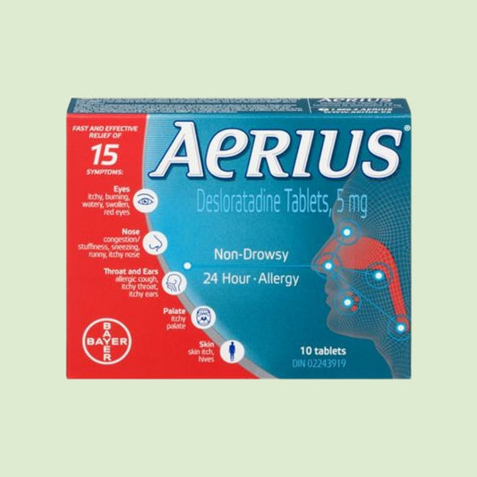 Aerius 5mg Allergy Relief - Biosense Clinic
