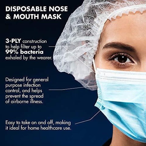 DraMedic Comfort Face Mask (100 pieces) - Biosense Clinic