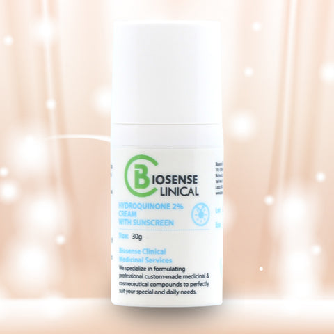 BiosenseClinical HQ 2% Cream - Sunscreen 30g - Biosense Clinic