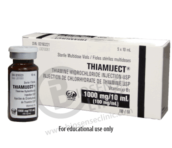 Vitamin B1 Injection - 100 mg/ml - Biosense Clinic