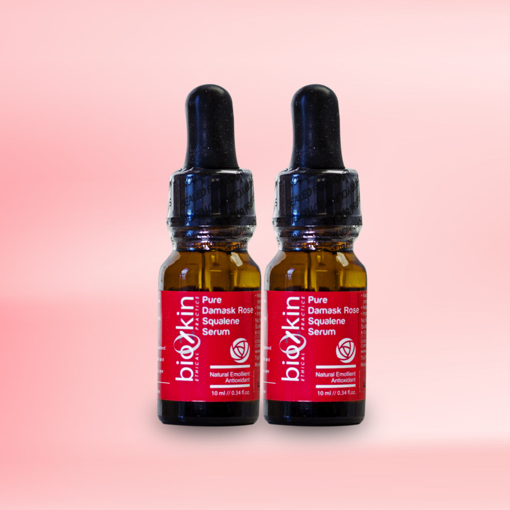 BioZkin Pure Damask Rose Squalene Serum 10ml x 2 - Biosense Clinic