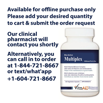 VitaAid Bio-Active Multiplex (without Fe & Cu) - biosenseclinic.com
